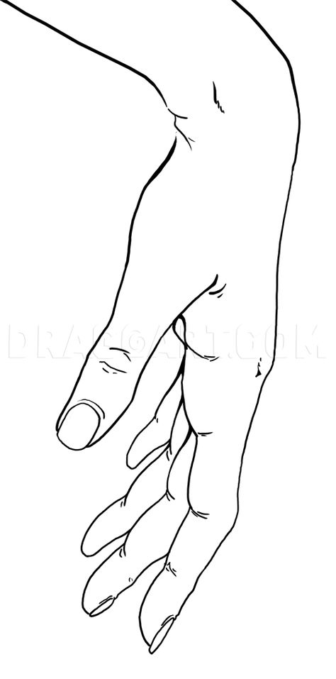 How to Draw Hands, Coloring Page, Trace Drawing Hand Drawing Video, Hands Sketch, Side View Drawing, Beautiful Pencil Drawings, Easy Drawing Steps, Draw Hands, Drawing Hands, Easy Cartoon Drawings, Hand Drawing Reference