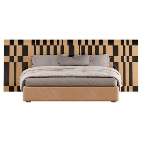 Check out this item from 1stdibs! Mid-century Modern King Bed Headboard Stripe & Geomtric Pattern Wood Marquetry: https://www.1stdibs.com/id-f_40227942 Contemporary King Bed, Hotel Headboard, Modern King Bed, Eclectic Bedroom Design, Wood Marquetry, King Bed Headboard, Bedroom Design Styles, Unique Furniture Design, Mid Century Modern Wood