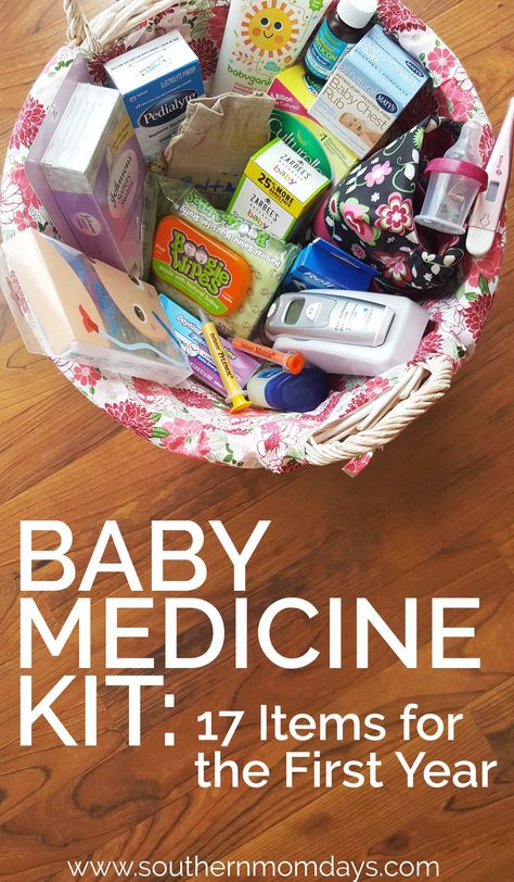 Baby Medicine Kit, Sick Baby Remedies, Baby Remedies, Baby Medicine, Medicine Kit, Sick Baby, Baby Checklist, Baby Care Tips, Baby Prep