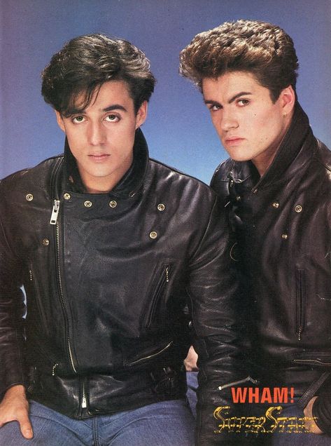 George Michael 80s, Andrew Ridgeley, George Michael Wham, Donnie Darko, Music Pics, 80s Music, George Michael, Band Posters, Music Legends