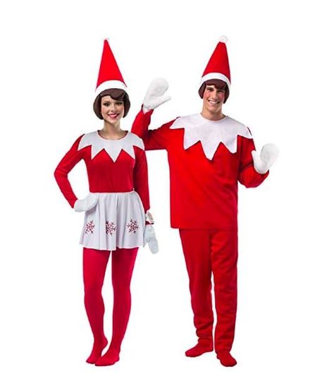 We have the perfect list of last-minute couple’s Halloween costumes! And thanks to Amazon Prime, if you order today, you’ll get them just in time! #CouplesHalloweenCostumes #Amazon #Halloween #HalloweenCostumes #CouplesCostumes #AmazonPrime Boys Elf Costume, Elf On The Shelf Costume, Adult Elf On The Shelf, Christmas Costume Ideas, Girl Elf Costume, Elf Costumes, Best Costume Ever, Couples Costumes Creative, Shelf Elf