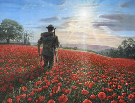 The Birth of ‘In Flanders Fields’: A Soldier’s First Hand Account – Maiden on the Midway In Flanders Fields, Remembrance Day Art, Poppy Wall Art, Flanders Field, Fallen Soldier, Poppy Art, Poppy Painting, A Soldier, Acrylic Artwork