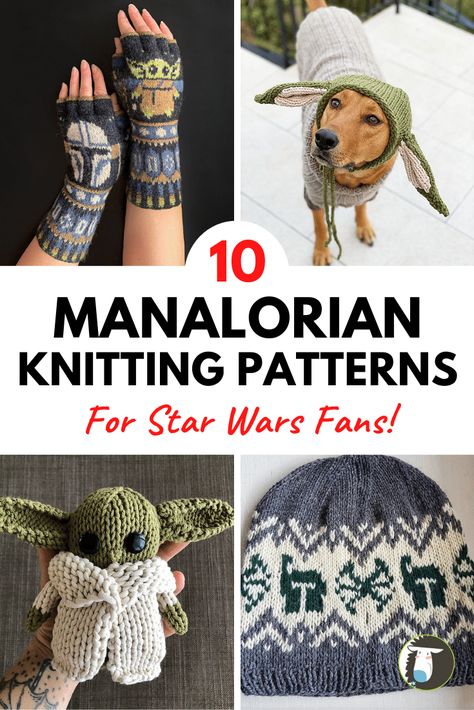 10 Mandalorian Themed Knitting Patterns — Blog.NobleKnits Star Wars Hat Knitting Pattern, Knitted Star Wars Patterns, Yoda Hat Knitting Pattern, Star Wars Free Knitting Patterns, Free Star Wars Knitting Patterns, Mandalorian Knitting Pattern, Grogu Knitting Pattern, Star Wars Knitting Patterns Free, Nerd Knitting Patterns