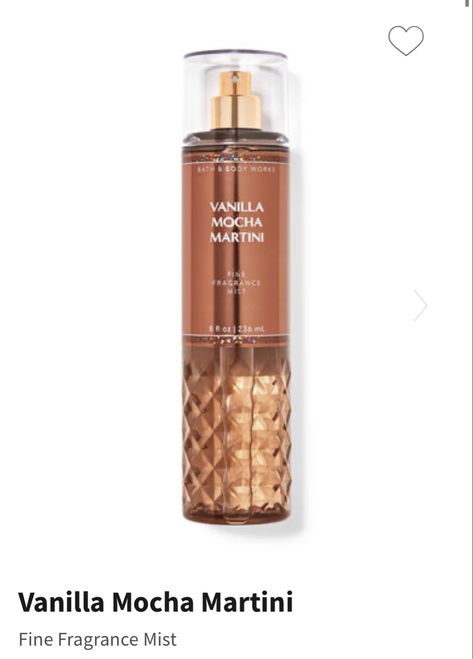 Vanilla Mocha Martini, Mocha Martini, Beauty Works, Diy Birthday Gifts, Fragrance Mist, Body Mist, Diy Birthday, Christmas Wishlist, Smell Good