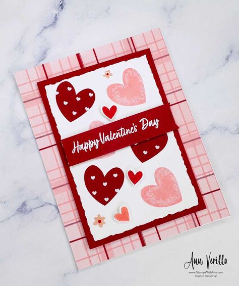 Stamp It Valentines Blog Hop - Ann Verillo, StampWithAnn.com Stampin Up Valentines Day Cards, Valentine's Card Ideas, Stampin Up Valentines, Bee My Valentine, Stampin Up Valentine Cards, Valentines Day Cards Handmade, Cute Valentines Card, Happy Valentines Day Images, Valentine Cards Handmade