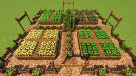 8 Great Minecraft Farm Design Ideas - Gamer Empire Minecraft Farmland, Minecraft Farm Design, Farm Design Ideas, Farm In Minecraft, Case Minecraft, Minecraft Garden, Blossom House, Crop Farming, Minecraft Farm