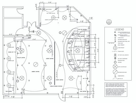 Project statement: Design a coffee shop that belongs to a very busy  client who runs other businesses from the same location. The client  wo... Rcp Plan Design, Reflected Ceiling Plan, Garage Adu, Cafeteria Plan, Porsche Concept, Volcano Wallpaper, Lighting Plans, Restaurant Lighting Design, Library Lighting