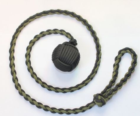 How to Make a Paracord Monkey Fist DIYReady.com | Easy DIY Crafts, Fun Projects, & DIY Craft Ideas For Kids & Adults 550 Paracord Projects, Paracord Monkeyfist, Diy Craft Ideas For Kids, Paracord Knife, Paracord Diy, Self Defense Women, 550 Cord, Paracord Knots, Diy Craft Ideas