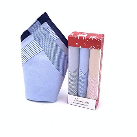 Handkerchief Packing Ideas, Pocket Handkerchief, Packing Ideas, Handkerchief Men, Garment Manufacturing, Gift Suggestions, Hat Box, Christmas Gift Box, Christmas Box