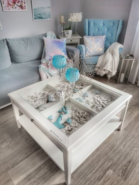 Liatorp Coffee Table Ideas, Ikea Liatorp Coffee Table, Ikea White Coffee Table, Liatorp Coffee Table, Cabinet Doors Diy Projects, Ikea Liatorp, Living Room Ikea, Olive Living Rooms, Sideboard Styling