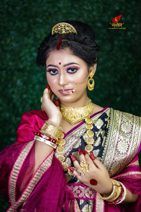 Bridal Makeover Shoot, Bridal Makeover, Photoshoot, Photoshoot Pose, Simontini The Makeup Paradise, Purba Rana Photography, Indoor Shoot, West Bengal, India Makeover Photoshoot, Indoor Shoot, Photography Indoor, Saree Looks, Bridal Makeover, Traditional Beauty, Photoshoot Pose, Kali Goddess, Bridal Shoot