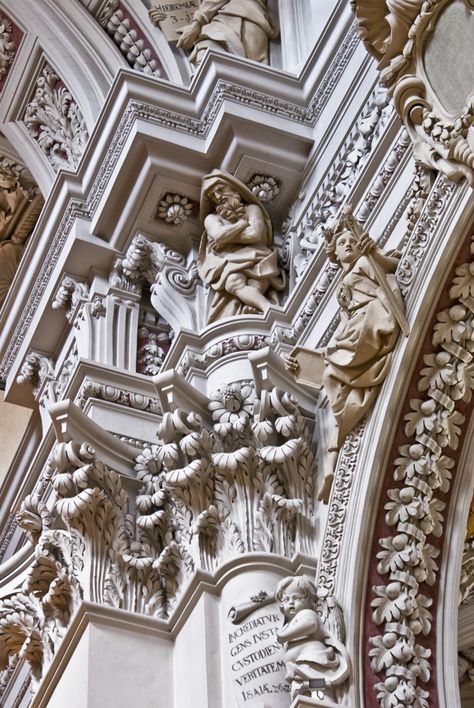 Saint Stephen's Cathedral, Passau, Germany Baroque Architecture, Classical Architecture, Baroque Aesthetic, Magnificent Architecture, Art Baroque, St Stephen, Baroque Art, Angel Aesthetic, Louvre Museum