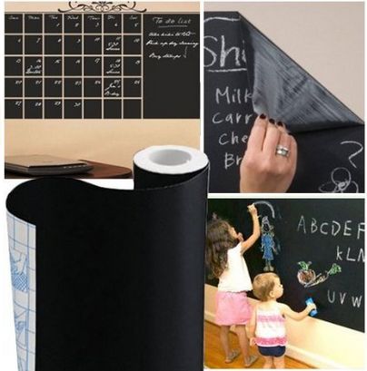 Black Contact Paper, Chalkboard Contact Paper, Chalkboard Wallpaper, Chalkboard Vinyl, Chalkboard Stickers, Chalkboard Decal, Colored Chalk, Board For Kids, Black Chalkboard