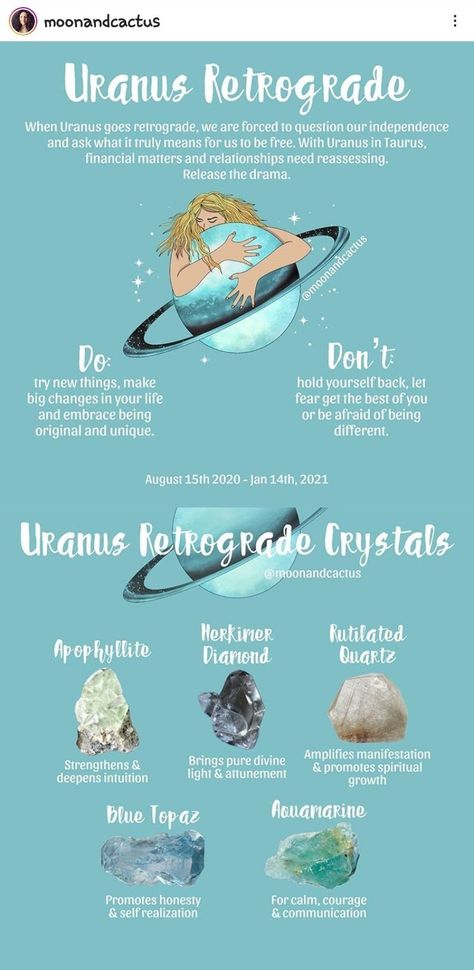 Planet Retrogrades, Uranus Astrology, Planetary Magick, Retrograde Meaning, Uranus Retrograde, Hoodoo Witch, Witchy Wednesday, Astrology Magic, Pluto Retrograde