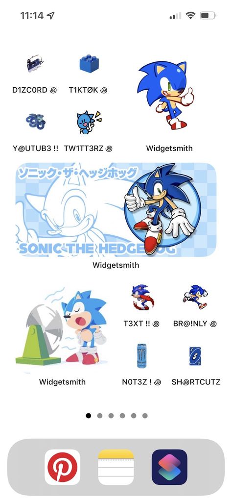 Sonic App Icon Aesthetic, Sonic Ios 16 Wallpaper, Sonic Iphone Layout, Sonic Lockscreen Y2k, Sonic Phone Layout, Sonic Iphone Theme, Sonic Homescreen Layout, Music Phone Theme, Sonic Themed Phone