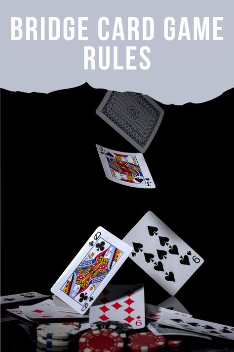 Are you seeking a card game that will test your focus and strategic skills? This Bridge card game rules guide will teach you how to play one. Bridge, also known as Contract Bridge, is a classic trick-taking card game dating back to the 19th century. Traditionally, it’s played by two competing teams of two players each. Bridge Card Game, Drinking Card Games, Play Bridge, Bridge Game, Crazy Eights, Bridge Card, Game Rules, Group Games, Game Guide