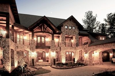 Craftsman High-Country - VanBrouck & Associates - VanBrouck & Associates - Luxury Residential Design Lodge Style Home, Houses Architecture, Lodge House, Craftsman Exterior, Residential Architect, Craftsman Style Home, Lodge Style, Luxury House Designs, Country Style Homes