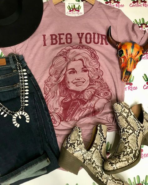 Western Boutique Clothing, Dolly Parton T Shirt, Western Tee, Western Boutique, Western Graphic Tees, Western Women, Rose Boutique, Dolly Parton, The One And Only