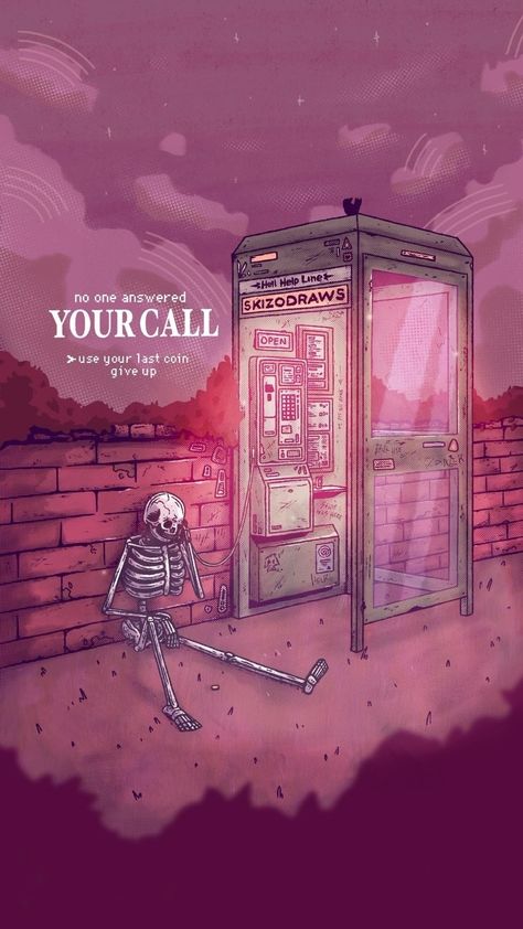 Skizo | 💀 Your call… Illustration made on Procreate using an iPad Pro and Apple Pencil. 2D animation made on Procreate Dreams ✨ #skulldrawing… | Instagram Skeleton Illustration, Moody Art, 8bit Art, Skeleton Art, Skull Artwork, Aesthetic Tiktok, Skull Drawing, Cool Wallpapers Art, 2d Animation