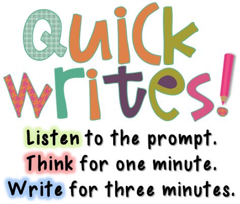 Formative assessment 10/10 - Quick Write Prompt. The quick write can be used as morning work or as an activity to allow the students to revisit and write about a lesson or topic they previously learned or currently learning to check for understanding. This gives the teacher the chance to assess students’ understanding, while also allowing the students to self assess based on the amount they are able to write on the topic. Ell Activities, Writing Time, 5th Grade Writing, Primary English, Quick Writes, 3rd Grade Writing, Class Activity, 4th Grade Writing, Writers Workshop