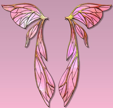 scrapbook Fairy Wings Drawing, Fairy Wing Tattoos, Flower Wings, Diy Fairy Wings, Wings Fairy, Art Papillon, Wings Drawing, Scrapbook Design, Fairy Pictures