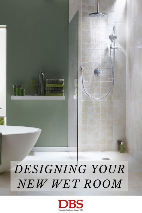 Wet rooms are easy to maintain and clean, as well as looking beautifully modern. If you're looking for some bathroom design ideas that will help you to create a stunning wet room and walk in shower, look no further.  These handy tips cover everything you need to know and more. Click to read more on the DBS Bathrooms blog. Walk In Shower Small Bathroom, Bathroom Walk In Shower Ideas, Shower Small Bathroom, Wet Room Ideas, Ensuite Design, Wet Room Bathroom, Bathroom Niche, Industrial Style Bathroom, Minimalist Inspiration