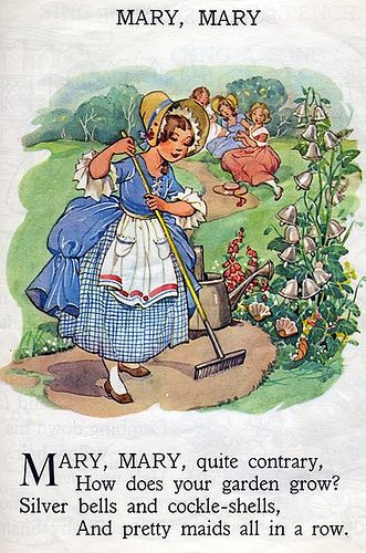 Mary Mary Quite Contrary Mary Mary Quite Contrary, Nursery Rhymes Poems, Old Nursery Rhymes, Mary Quite Contrary, Nursery Rhymes Lyrics, Childrens Poems, Nursery Songs, British Lifestyle, Childrens Poetry