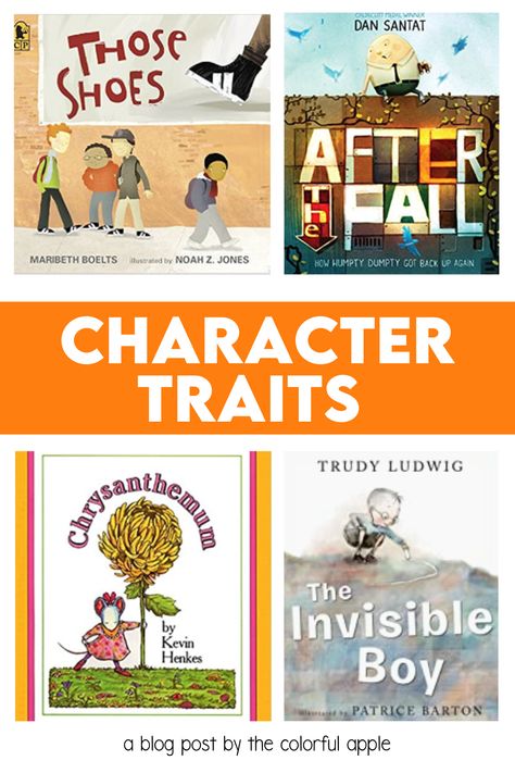 Character Trait Read Alouds, Reading Engagement Strategies, Read Alouds Kindergarten, Character Traits Poster, 5th Grade Books, Teaching Character Traits, Library Lessons Elementary, First Grade Books, Positive Character Traits