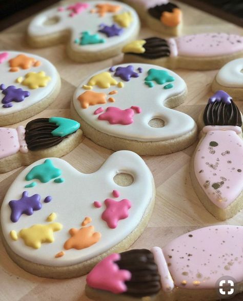 COOKIES ♠️♠️♠️♠️♠️♠️♠️ Best Cookies Ever, Paint Cookies, Paris Food, Spring Cookies, Sugar Cookie Designs, Pretty Cookies, Sweet Cookies, Fancy Cookies, Cookie Inspiration