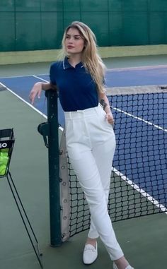 Slacks And Polo Women, Polo Day Outfits For Women, Polo Outfits For Women Work, Preppy Polo Outfit, Polo Uniform Outfits Work, Work Polo Outfit, Polo Outfits For Women Casual, Polo Girl Outfits, Styling Polo Shirts Women