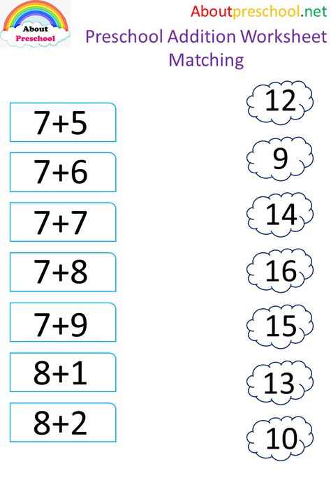 PRE-SCHOOL CHILDREN AND MATH Preschool Addition…  Mathematics has infiltrated everyone’s lives, even if they have not heard of it. Take any part of life, you will surely come across mathematics. Those who say I do not understand mathematics actually live with mathematics every day. Undoubtedly, at some stages of our learning life, mathematics has been Read More Preschool Addition, Easy Math Worksheets, Preschool Number Worksheets, Maths Paper, Kindergarten Reading Worksheets, Mathematics Worksheets, Worksheets Kindergarten, Preschool Math Worksheets, Free Preschool Worksheets