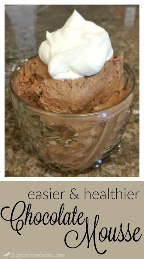 Easy, healthy chocolate mousse recipe that starts with a can of coconut cream. Coconut Cream Dessert, Healthy Chocolate Mousse, Coconut Cream Recipes, Chocolate Mousse Recipe, Mousse Recipes, Chocolate Pies, Coconut Recipes, Healthy Chocolate, Chocolate Mousse