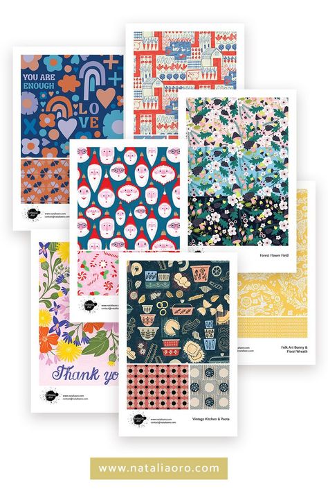 Textile Design Portfolio, Pattern Portfolio, Surface Design Portfolio, Surface Pattern Design Inspiration, Professional Portfolio, Pattern Design Inspiration, Portfolio Design Layout, Portfolio Layout, Plant Drawing