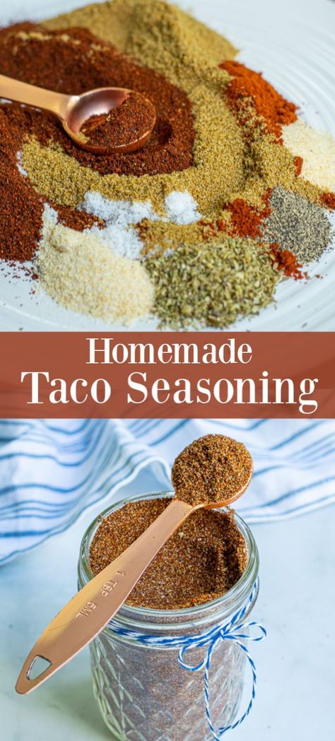 Taco Seasoning Blend, Diy Taco Seasoning For 1 Lb Meat, Seasoning For Taco Meat, Taco Spice Mix Recipes, Homemade Taco Seasoning For 1lb Meat, Simple Taco Seasoning, Home Made Taco Seasoning Easy, Mexican Taco Seasoning Recipe, Taco Seasoning Homemade For 1 Lb