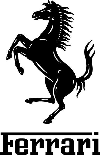 Ferrari Horse, Ferrari Sign, F1 Hoodie, Beast Logo, Car Sticker Design, Forza Ferrari, Ferrari Scuderia, Cricut Stencils, Cool Car Drawings