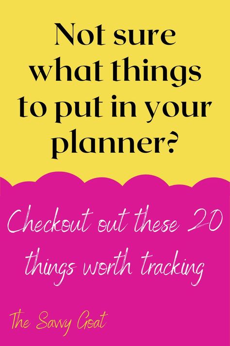 If you’re not sure what to put in a planner, then here I share 20 things that you can include in a planner to keep yourself organized and productive!

Having a daily routine is extremely important because your routine teaches you how to be productive. For example, with a planner, you can see exactly what needs to get done, what your priorities are and what can wait. For us, this is why it’s important to use a planner because it helps us focus on the areas that need our attention. Planner Topics Ideas, What To Put In Your Daily Planner, How To Keep A Planner, What To Include In Your Planner, Daily Planner Prompts, Things To Put In A Planner, Setting Up A Planner, Lists For Planners, How To Set Up A Planner