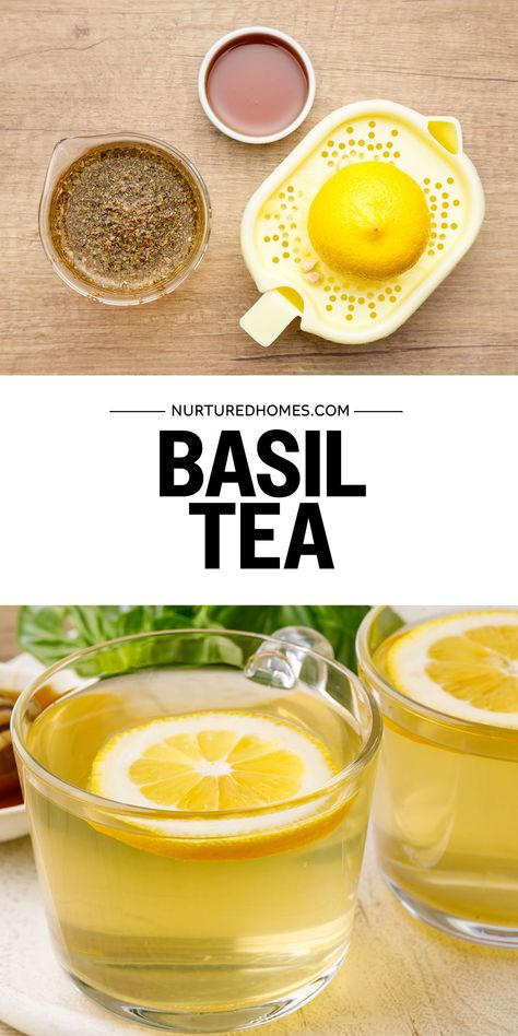 When it comes to a refreshing beverage that can be enjoyed any time of the day, my go-to is this basil tea. It’s so fragrant and energizing. Strawberry Basil Margarita, Basil Tea, Tomato Basil Chicken, Bacon Wrapped Jalapenos, Jalapeno Recipes, Basil Recipes, Fresh Fruit Juice, Basil Chicken, Time Of The Day