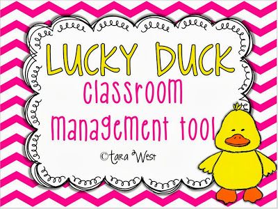 Alright friends it’s Monday and I am here with a quick classroom management freebie!  This is not an original idea I’m sure so I don’t take any credit for it!  I started this in my classroom a few weeks back and it’s being going great so I wanted to share with you!   It seems … Kindergarten Behavior, Lucky Ducks, Kindergarten Classroom Management, Behavior Incentives, Teaching Classroom Management, Classroom Helpers, Classroom Management Tool, Classroom Behavior Management, Lucky Duck