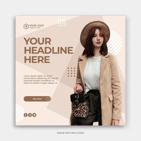 Premium PSD | Social media instagram post banner template with fashion sale concept instagram template fashion Social Media Fashion Posts, Instagram Sale Post, Fashion Social Media Post, Post Layout, Social Media Design Inspiration, Fashion Sale, Banner Template, Media Design, Instagram Template