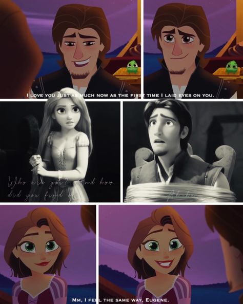 Flynn And Rapunzel Fan Art, Eugene And Rapunzel Fan Art, Rapunzel And Eugene Aesthetic, Rapunzel And Eugene Fan Art, Photos With Quotes, Tangled Up In You, Tangled Tv Show, Disney Romance, Disney Movie Art