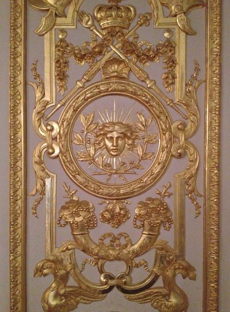 versailles-game-room- Baroque Architecture, Chateau Versailles, Royal City, Baroque Pattern, Baroque Art, Palace Of Versailles, Gold Aesthetic, Rococo Style, Shades Of Gold