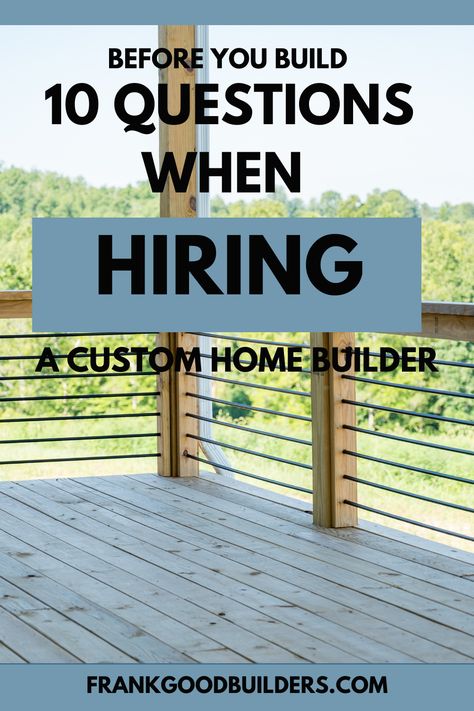 Custom Home Dreams: 10 Questions to Quiz Your Potential Builder Essential Questions, Building Homes, Dreams Into Reality, House Building, What If Questions, Property Development, How To Gain Confidence, Building Plans, Custom Home Builders