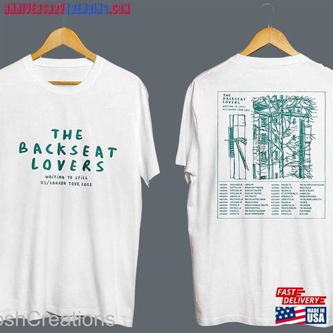 Concert Tour Shirt Design, Concert Shirt Design, Band Tour Tshirt, Concert Tshirt Designs, Tour Merch Design, Tour Shirt Design, The Backseat Lovers, Band Tour Shirt, Cookie Contest