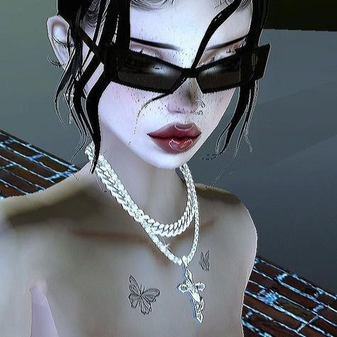 Imvu Icons, Imvu Pfp, Imvu Aesthetic, Imvu Girl, Y2k Profile Picture, Imvu Outfits Ideas Cute, Emo Pfp, Virtual Girl, Abstract Wallpaper Design