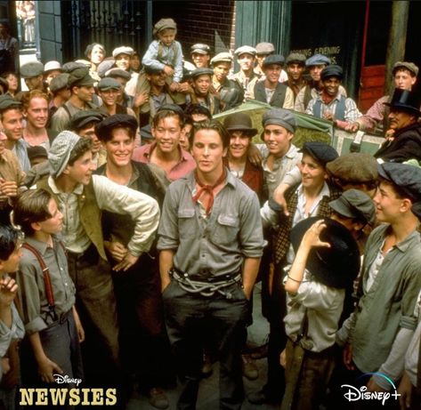 Newsies Cast 1992, The Newsies 1992, Crutchie Newsies 1992, Newsies Aesthetic 1992, Newsies 1992 Funny, Jack Kelly 1992, Christian Bale Newsies, 1992 Newsies, Newsies Movie