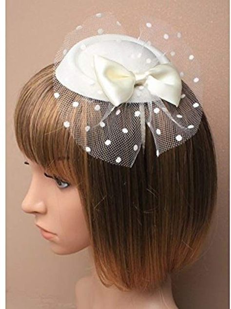 Cream Fascinator, Vest Ideas, Bridal Hats, Miami Wedding Venues, Bridal Headwear, Dot Net, Bridal Hat, Glam Chic, Alice Band