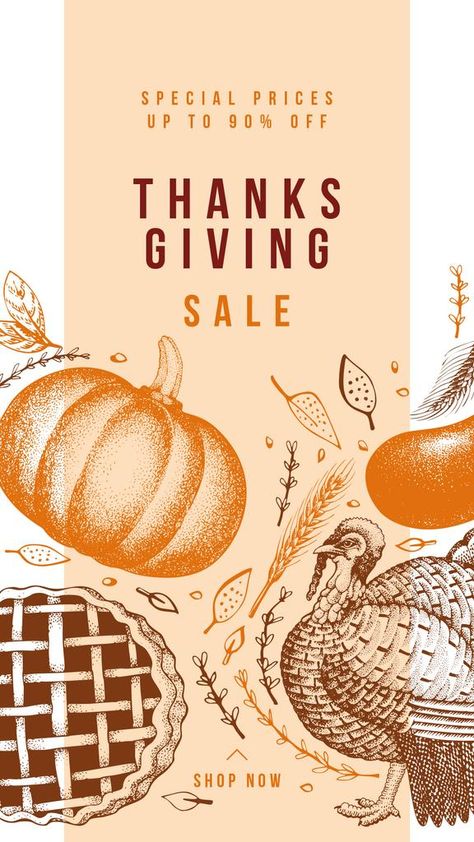 November Illustration Fall, Fall Design Inspiration, Thanksgiving Graphic Design Illustration, Thanksgiving Creative Ads, Thanksgiving Email Design, Fall Email Design, Thanksgiving Design Graphic, Happy Thanksgiving Instagram Story, Thanksgiving Poster Design