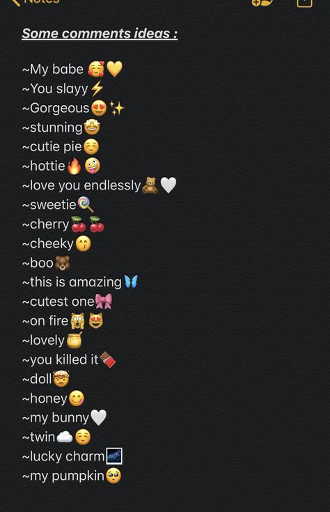 Emoji Comments For Instagram, Special Bio For Instagram, One Word Caption For Someone Special, Insta Comments For Best Friend, Aesthetic Comments For Insta, Insta Comments Ideas For Friends, One Word Comments, Insta Comments Ideas, One Word Bio For Instagram