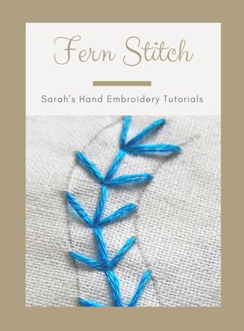 Fern Stitch, Embroidered Stitches, French Knot Embroidery, Mollie Makes, Hand Embroidery Tutorial, Embroidery Stitches Tutorial, Crazy Quilting, Sewing Stitches, Crazy Quilt