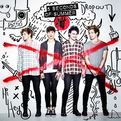 Grappig, met alle tekeningetjes die ze zelf hebben getekend! 5 Seconds Of Summer, Black, Film Posters, 5 Seconds Of Summer 2014, 5 Seconds, Summer 2014, Spotify Song, Movie Posters, Wall